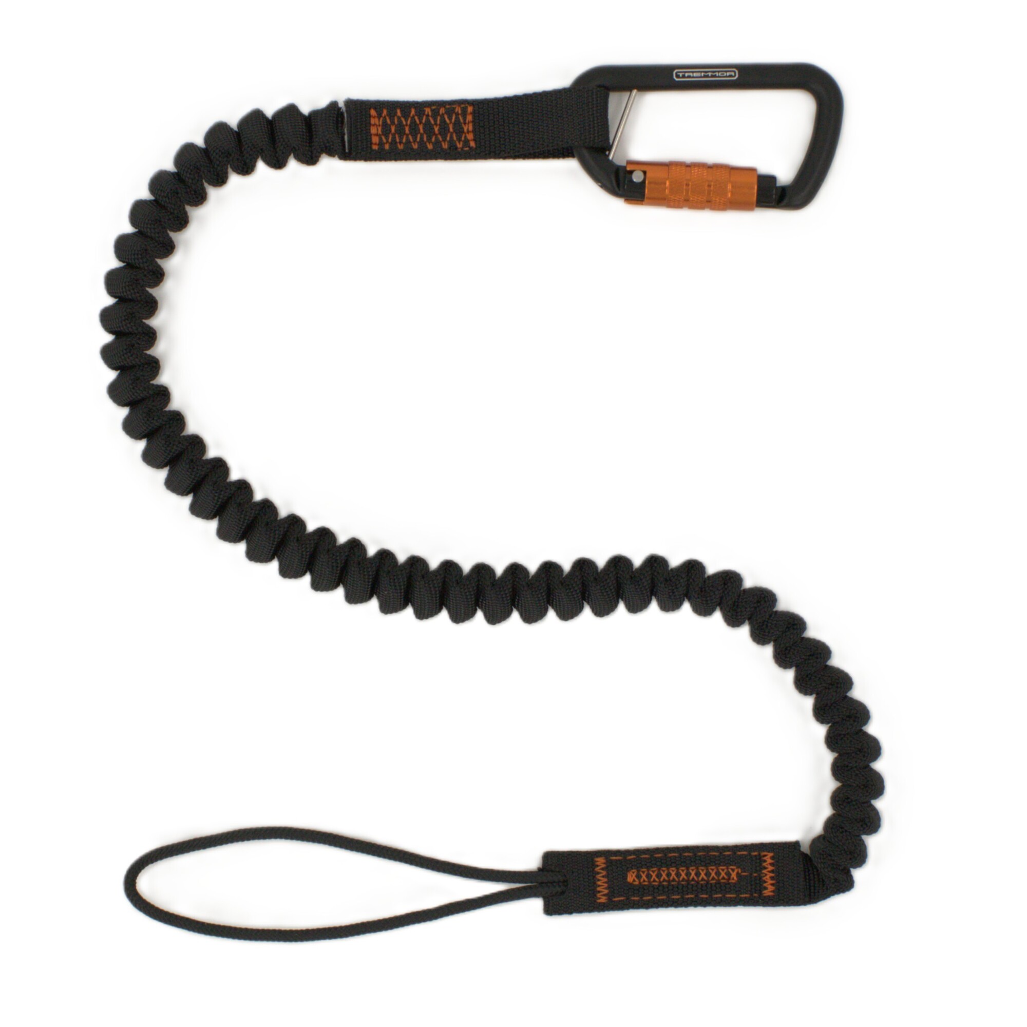 TREMMOR Tool Lanyard Tool Tether Bungee Self Retractable 15lb Capacity with Heavy Duty Dual Action Carabiner ANSI Approved Tool Lanyards for Hand Tools 35-51? Assembled in USA | TR0150